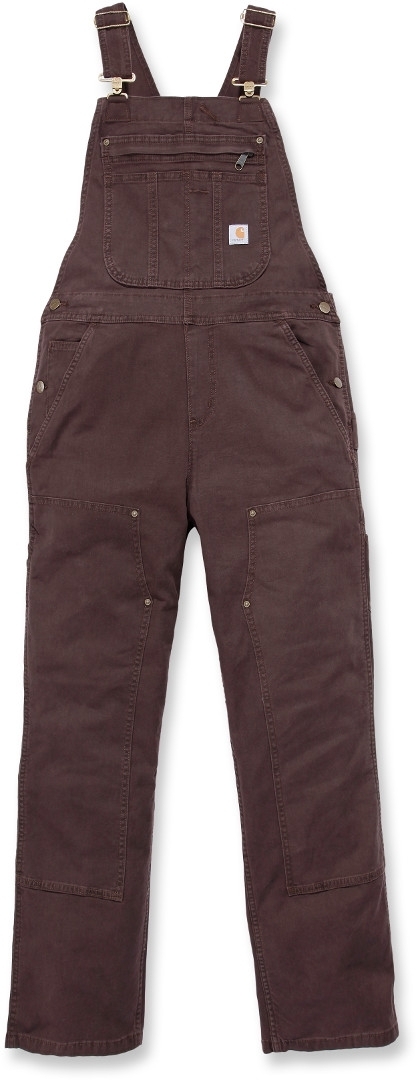Carhartt Crawford Dam Bib Overall Dark Brown Mörkbrun